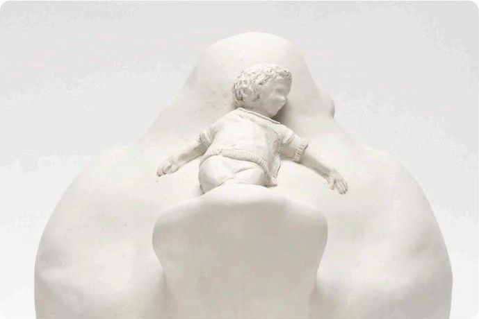 Hope Bond, sculpture in Gesmonite