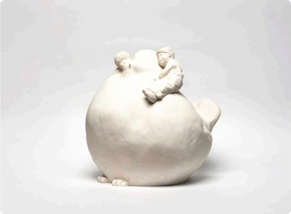 Hope Together, sculpture in Gesmonite